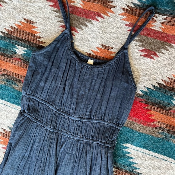 Pact French Navy Coastal Double Gauze Cami Maxi Dress in French Navy. XS. - Picture 3 of 8